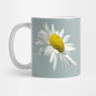 Close Up Common White Daisy Cut Out Mug